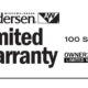 Andersen 100 Series Limited Warranty