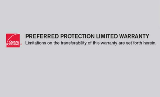 You are currently viewing Owens Corning Preferred Protection Limited Warranty